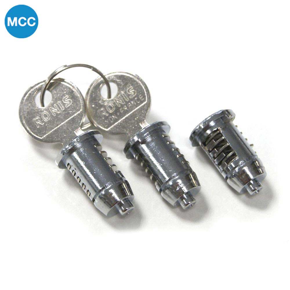 2430000 2cv Door Lock Barrels x3 and Keys x2