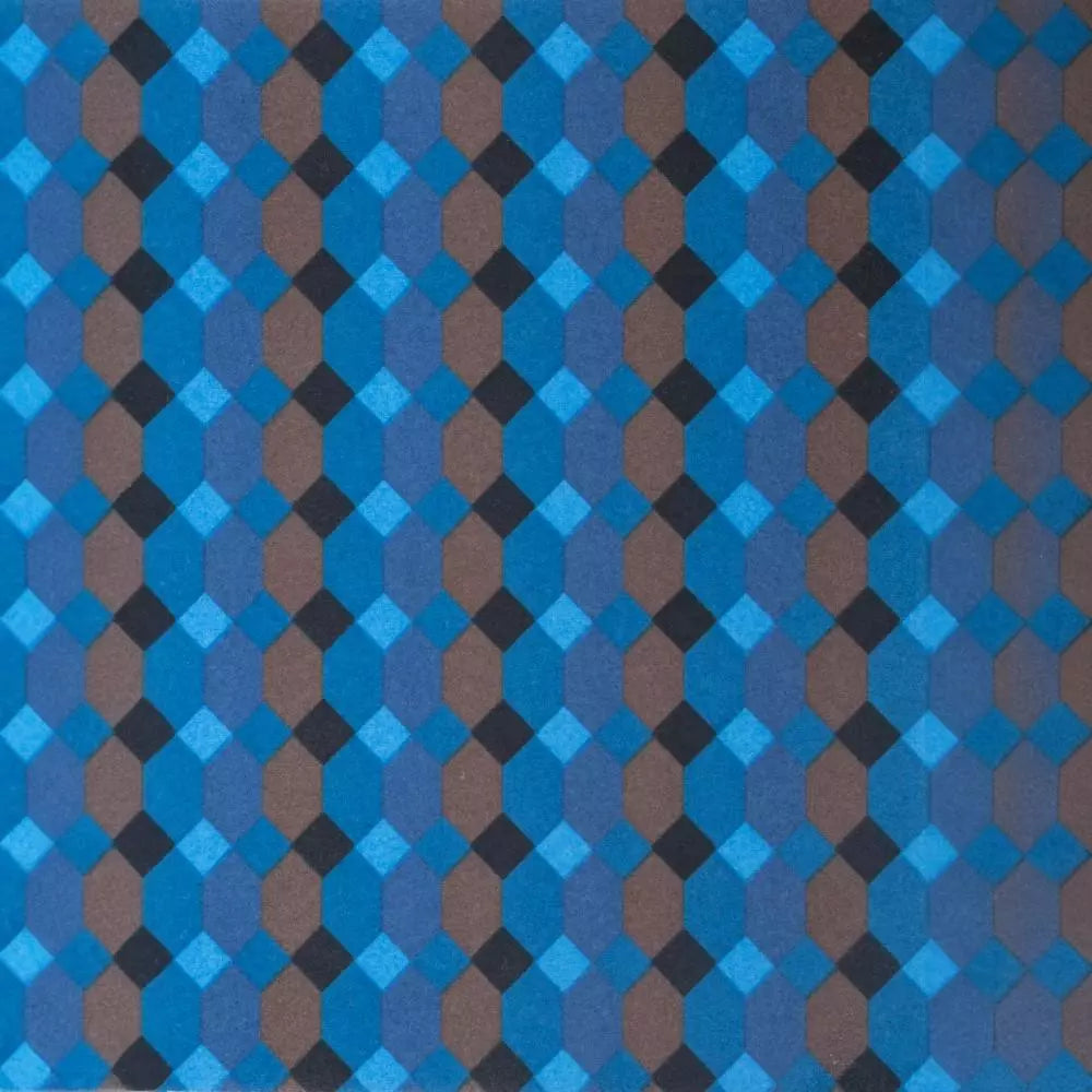 2601042 2cv Rear Parcel Shelf - Checkered Blue