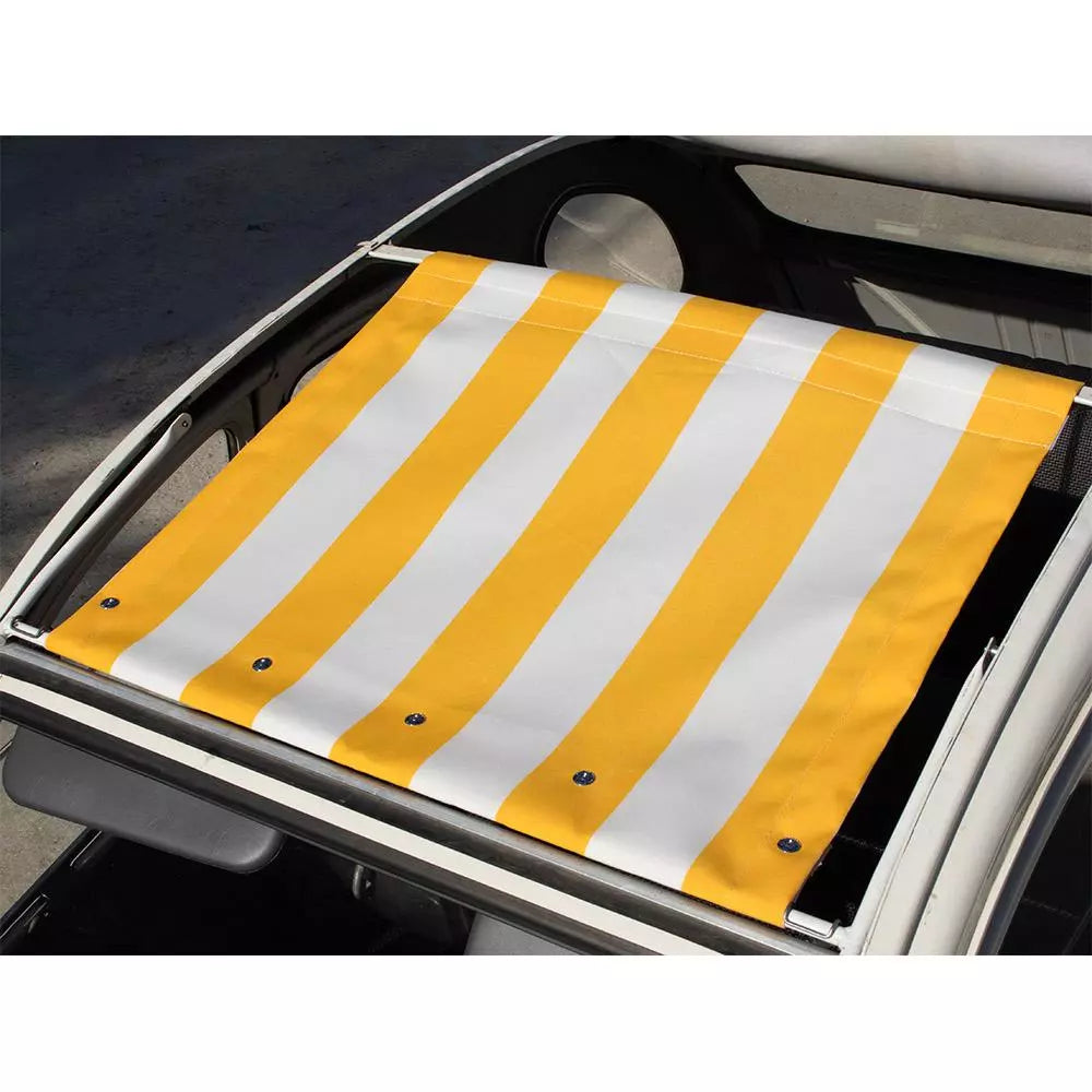 280112016 2cv Sun Roof - Yellow & White