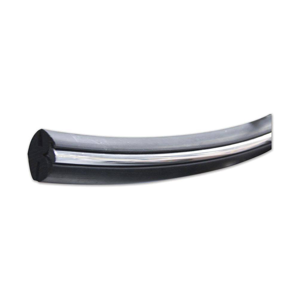 2801503 2cv Rear Window Rubber with Chrome Insert