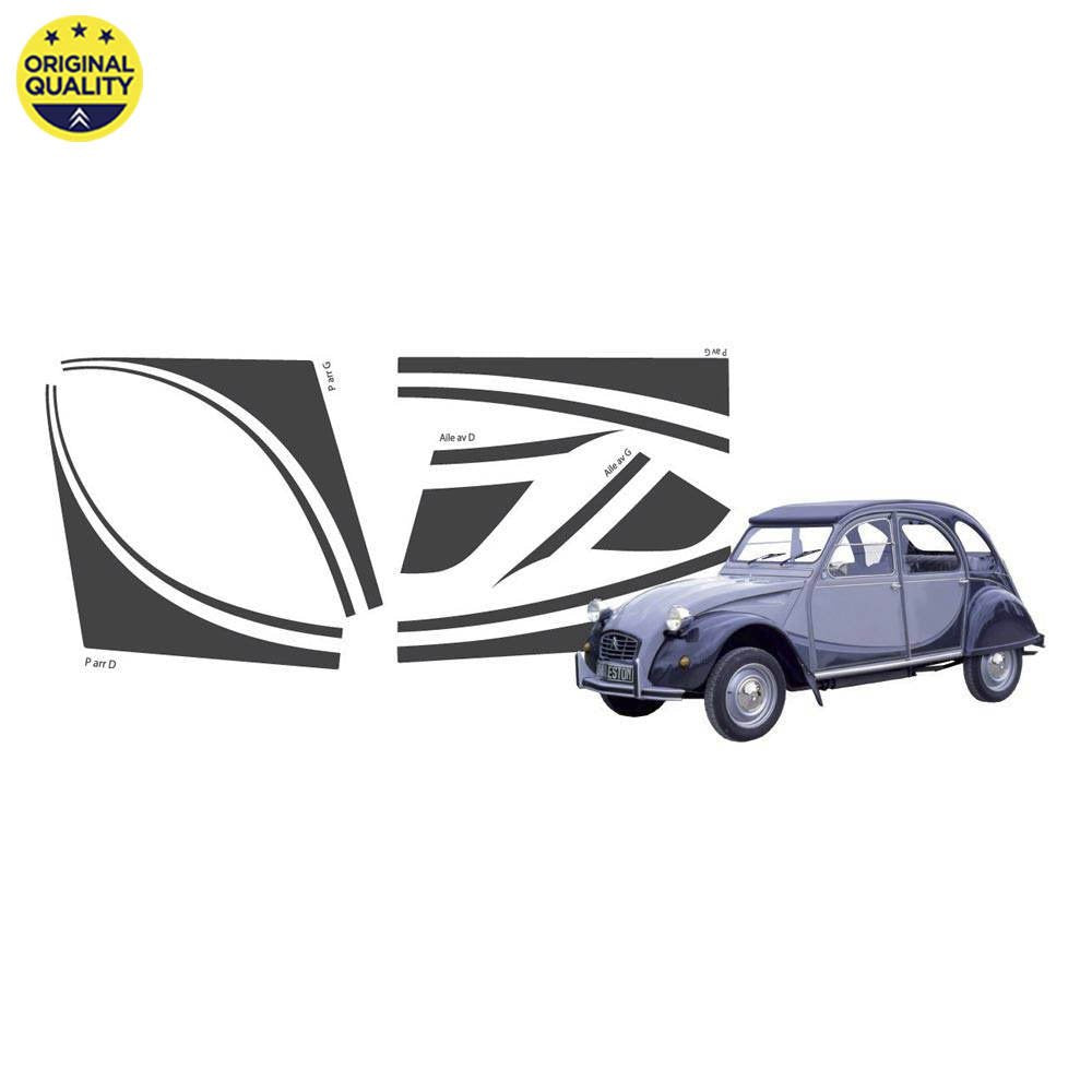 2908014 2cv Grey Charleston Sticker Set