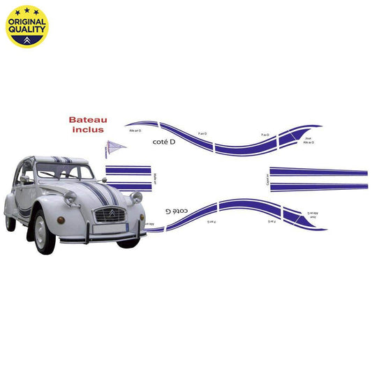 2908020 2cv Beachcomber Sticker Set (With Boat)