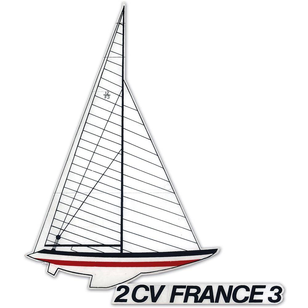 2908025 2cv Beachcomber Boat Sticker