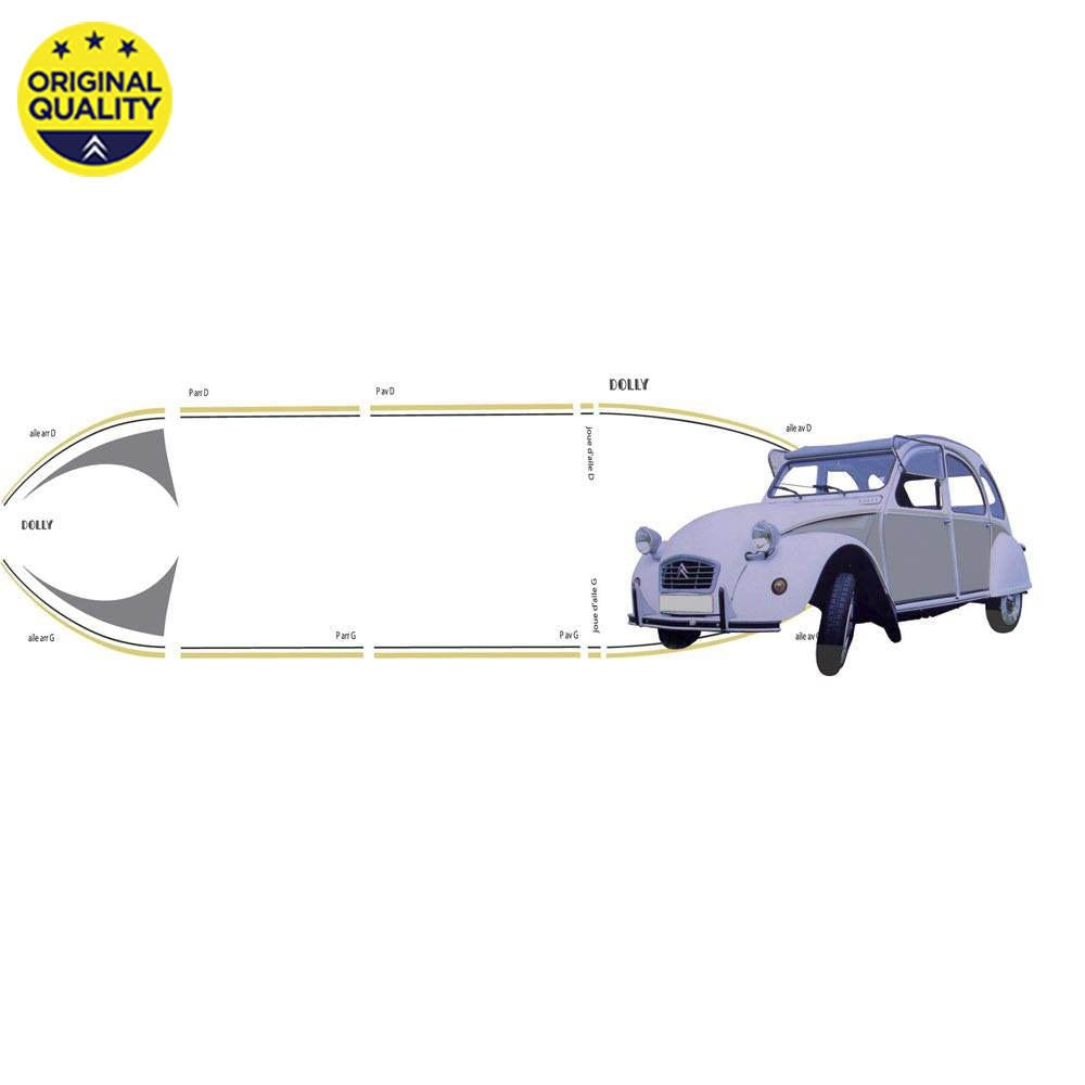2908036 2cv Dolly Sticker Set