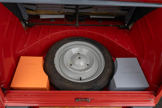 8011021 LEFT - 2cv Boot Box - YELLOW