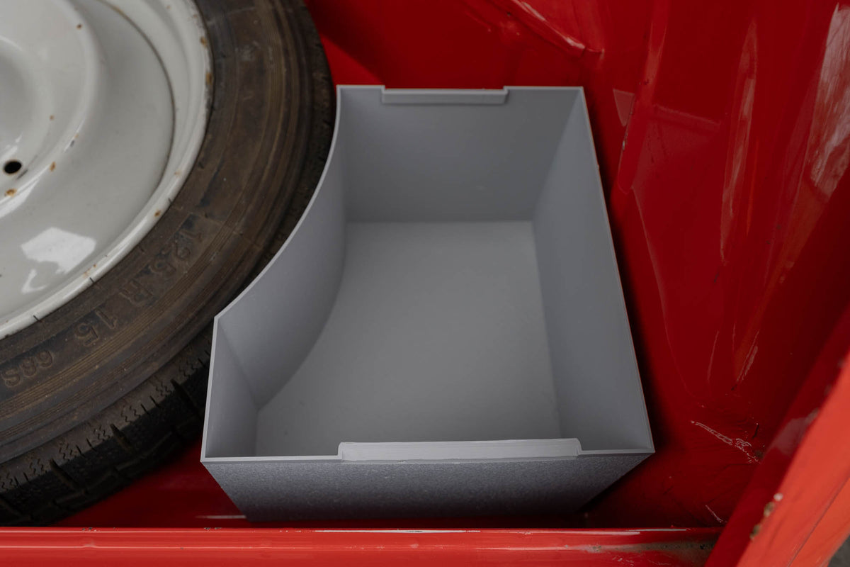 9011024 RIGHT - 2cv Boot Box - GREEN