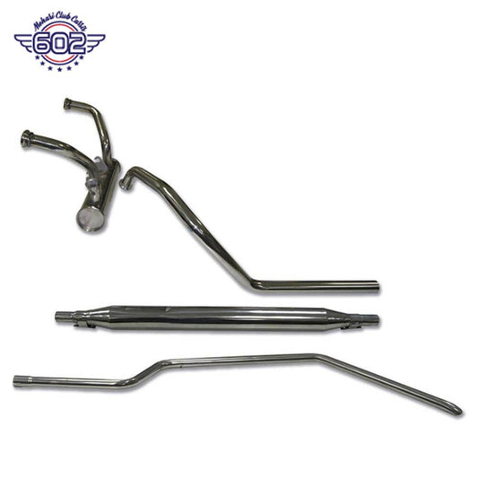 30090003 2cv Dyane Full Exhaust Stainless Steel for 602cc