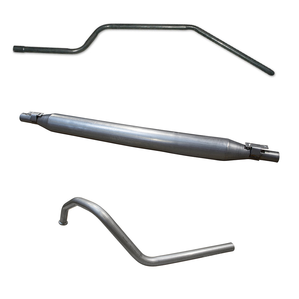 30090009 2cv Dyane 3 part Exhaust for 602cc
