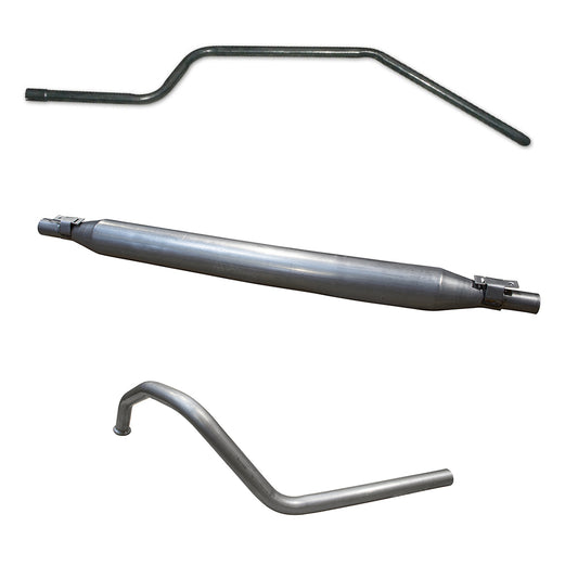 30090009 2cv Dyane 3 part Exhaust for 602cc