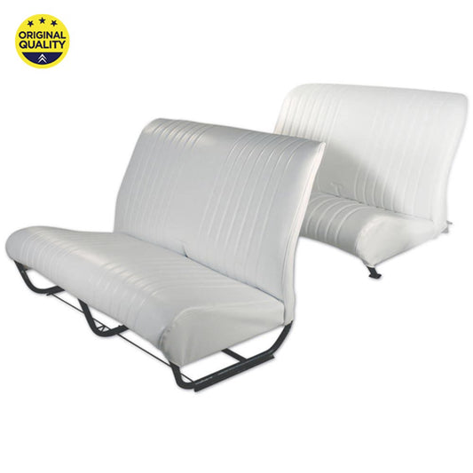 3300101 FRONT - Bench Seat Cover - With Sides - White