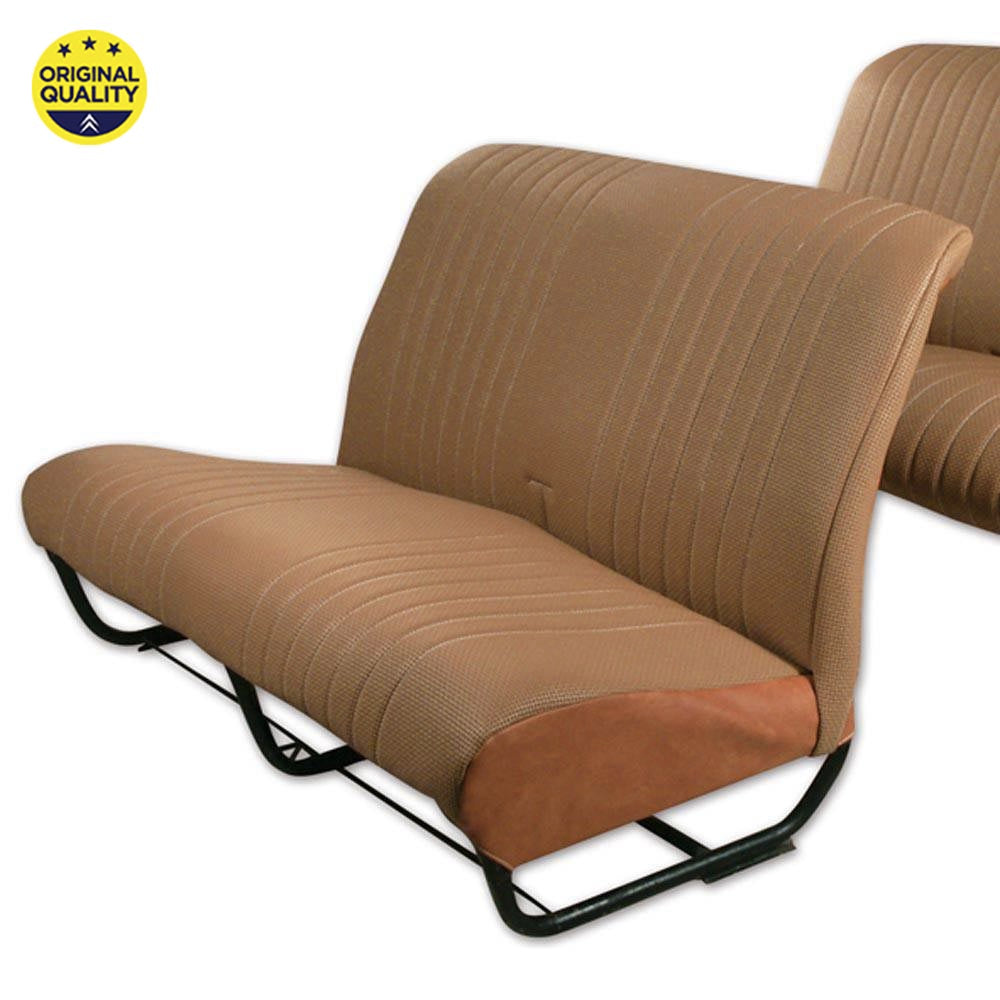 33001011 FRONT - Bench Seat Cover - With Sides - Brown Targa