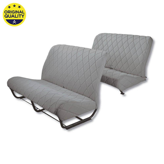 3304105 Bench Seat Cover Set - With Sides - Grey Diamond Dolly Pattern - Complete Set