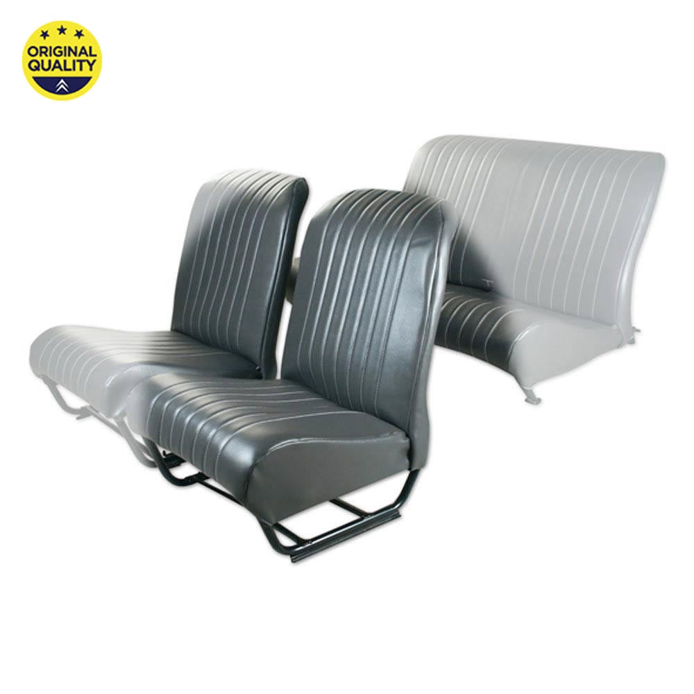 3300408 LEFT FRONT - Seat Cover - Inner Rounded Corners - With Sides - Grey