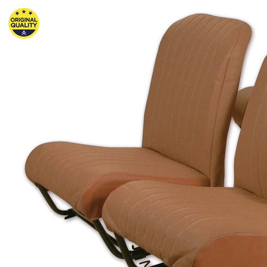 33004111 RIGHT FRONT - Seat Cover - Inner Rounded Corners - With Sides - Brown Targa