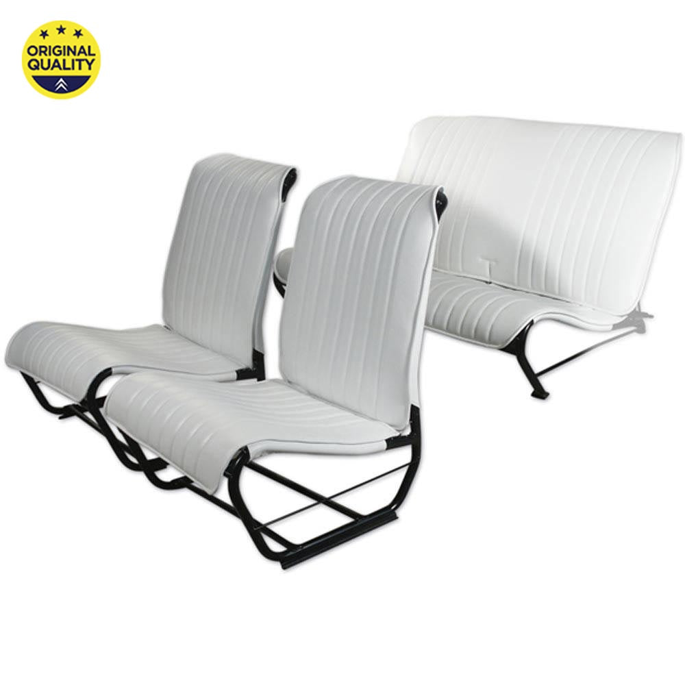 3300491 FRONT - Seat Cover - Without Sides - White