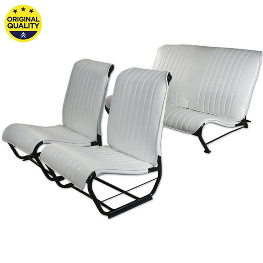 3304201 Seat Cover Set - Without Sides - White - Complete Set