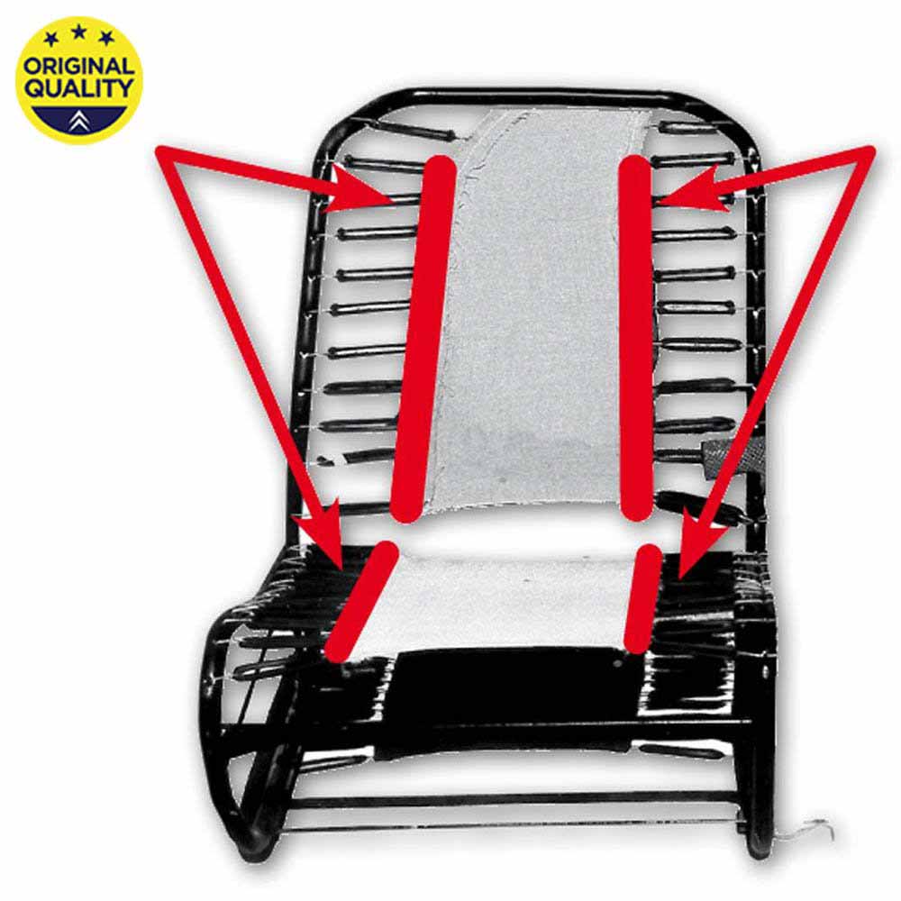3300510 Seat Canvas Rods x4