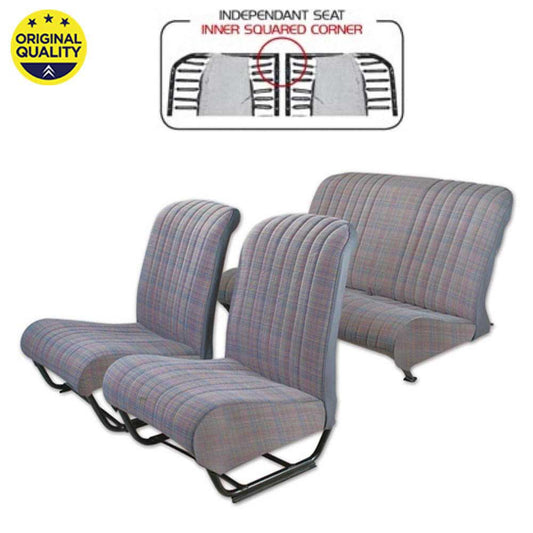 33042212 Seat Cover Set - Inner Squared Corners - With Sides - Special Pattern