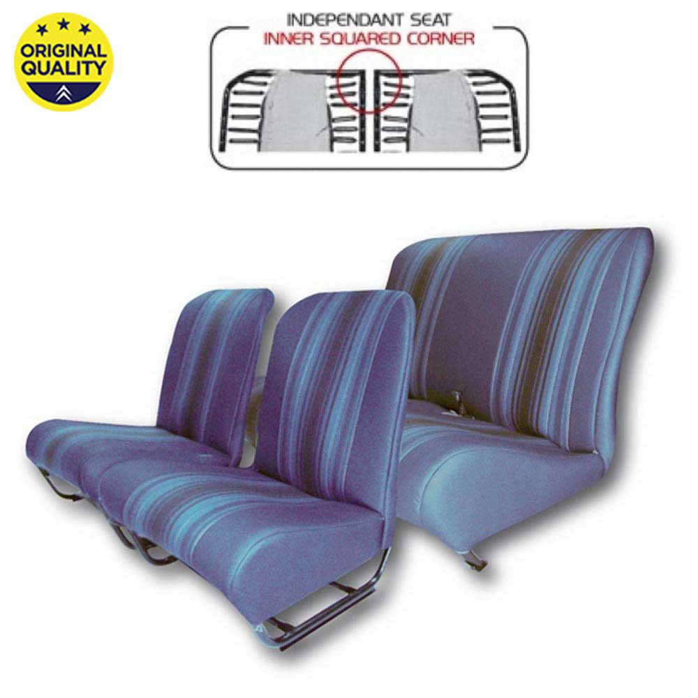 33042224 Seat Cover Set - Inner Squared Corners - With Sides - Raye Blue