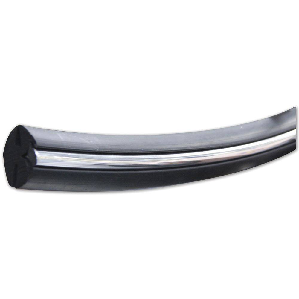 4800500 2cv Van Acadiane Rear Door Window Rubber with Chrome Insert