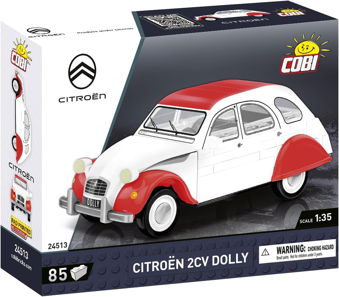 1720810 Citroen 2cv Dolly - Red & White - COBI model