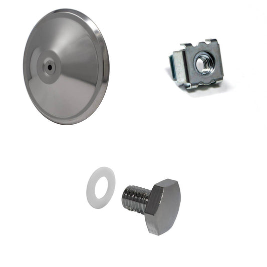 1200539 Stainless Steel Hub Cap Kit (One Wheel)