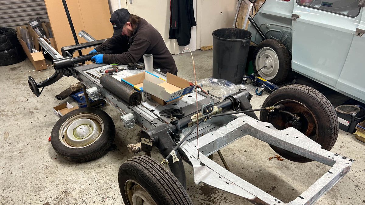 Jordan working on a new 2cv