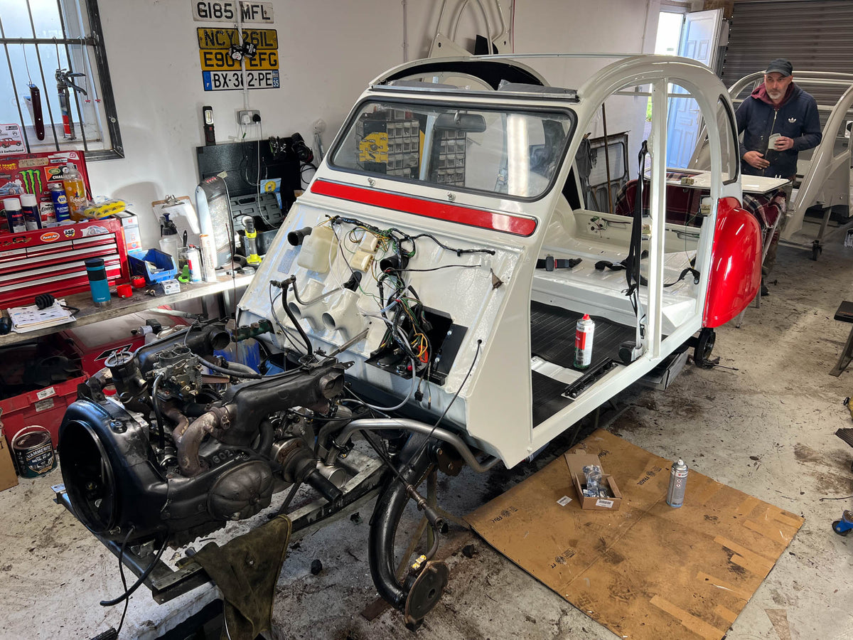 A 2CV we've restored before