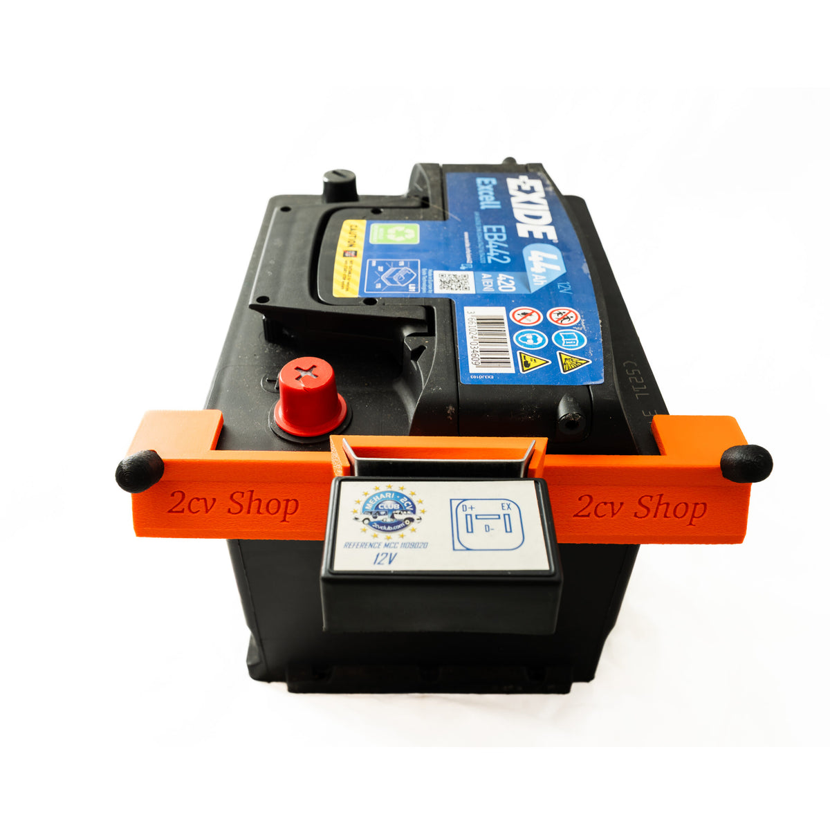 3108301 2cv Battery Bracket with voltage regulator bracket