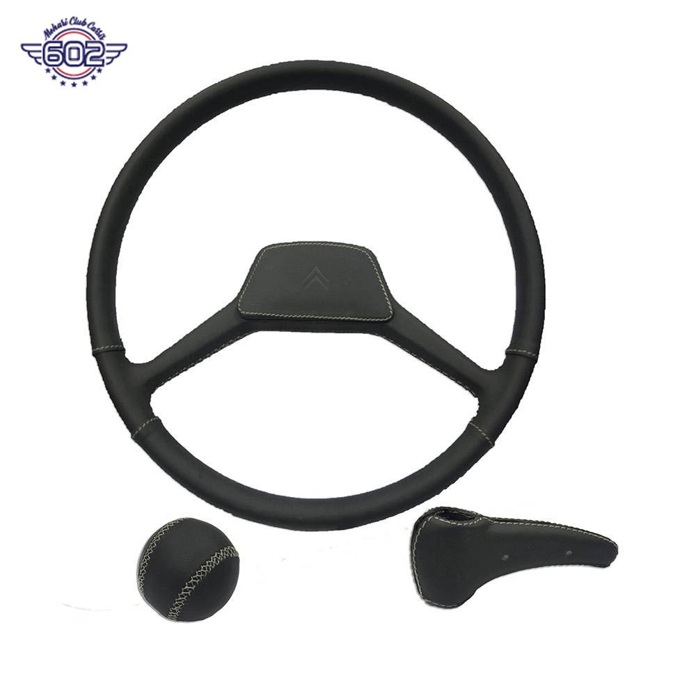 1550100 Black Leather Steering Wheel Kit