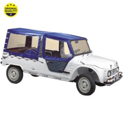 0801012 Mehari Complete Hood Cover Set for Aluminium Windscreen – 4 Straps – Navy Blue