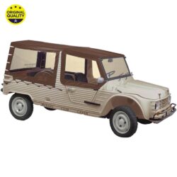0801016 Mehari Complete Hood Cover Set for Aluminium Windscreen – 4 Straps – Brown