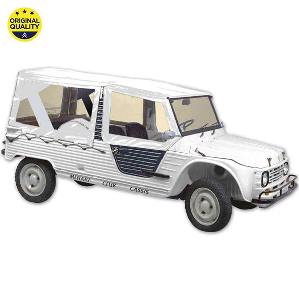 0801021 Mehari AZUR Complete Hood Cover Set - White