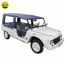0801042 Mehari Hood Cover Set (Without Doors) for Aluminium Windscreen – 4 Straps – Navy Blue