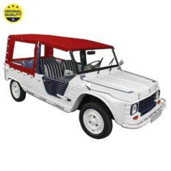 0801048 Mehari Hood Cover Set (Without Doors) for Aluminium Windscreen – 4 Straps – Red