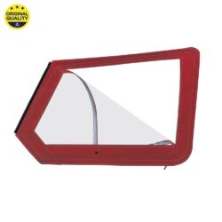 0801328 Mehari Upper LEFT Door with Roll Down Window – Red