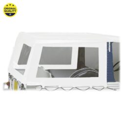 0801501 LEFT – Mehari Hood Side Cover for Iron Windscreen – White