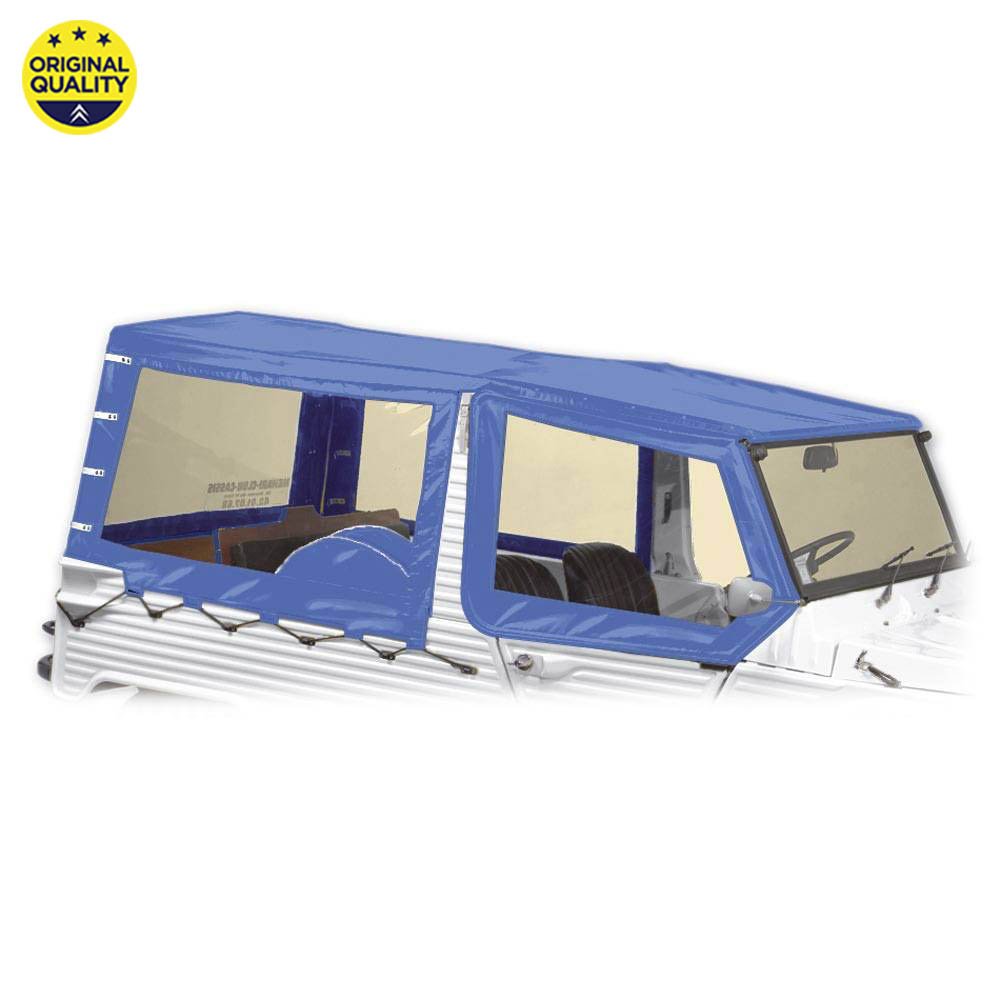 0801513 Mehari Standard Hood LEFT Side Cover - 4 Strap - Light Blue