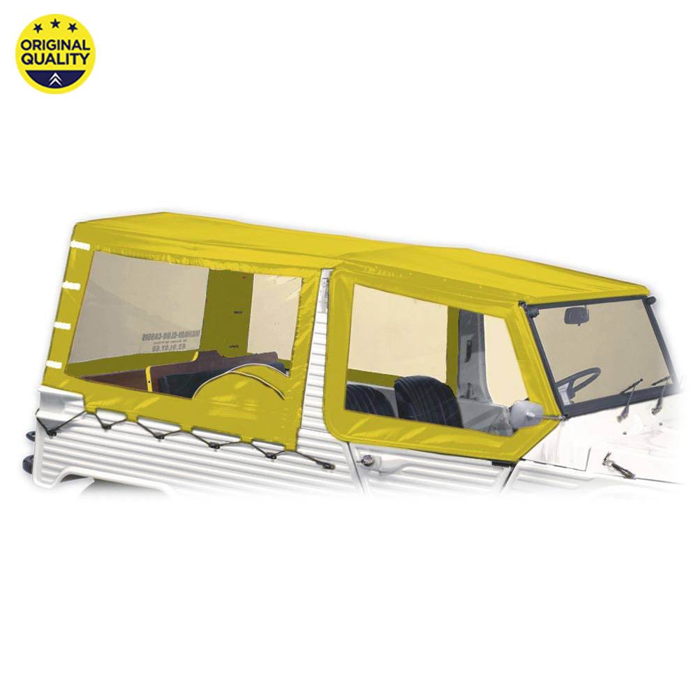 0801615 Mehari Standard Hood RIGHT Side Cover - 4 Strap - Yellow