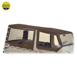 0801516 Mehari Standard Hood LEFT Side Cover – 4 Strap – Brown