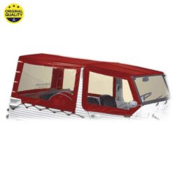 0801518 Mehari Standard Hood LEFT Side Cover – 4 Strap – Red