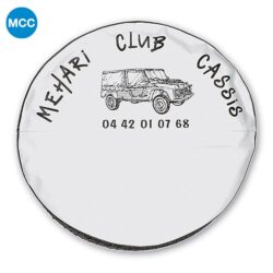0802101 Mehari Spare Wheel Cover – White