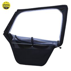 0820037 Mehari LEFT Door with Roll Down Window for Aluminium Windscreen – Black