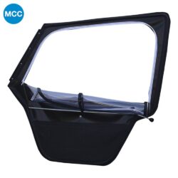 0820137 Mehari RIGHT Door with Roll Down Window for Aluminium Windscreen – Black