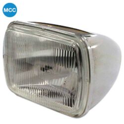 2105260 2cv Rectangular Headlight in Chrome (Square)