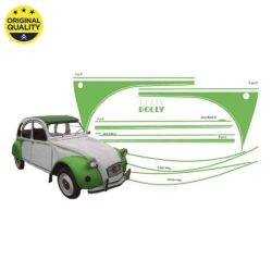 2908033 2cv Dolly Sticker Set – Green & White
