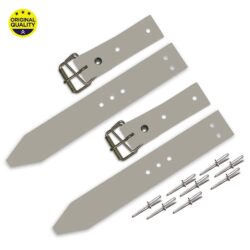 0902114 Mehari Bonnet Strap Set – Grey