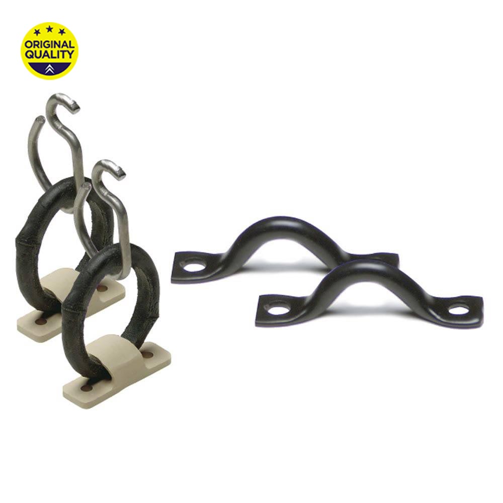 0903110 Mehari Bonnet Rubber Clips & Hooks x2