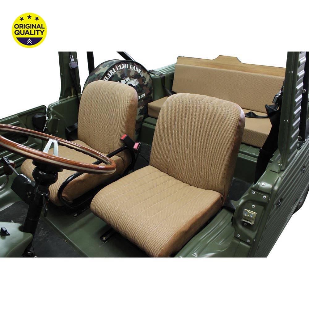 1300020 FRONT - Mehari Seat Cover - Brown Targa x1