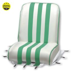 1300032 FRONT – Mehari Seat Cover – Green and White x1